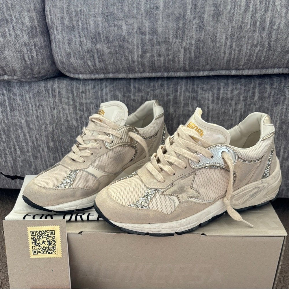 Golden Goose Dad-Star with glitter